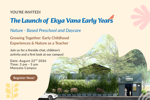 Best nature preschool in bangalore ekya vana launches ekya vana early years